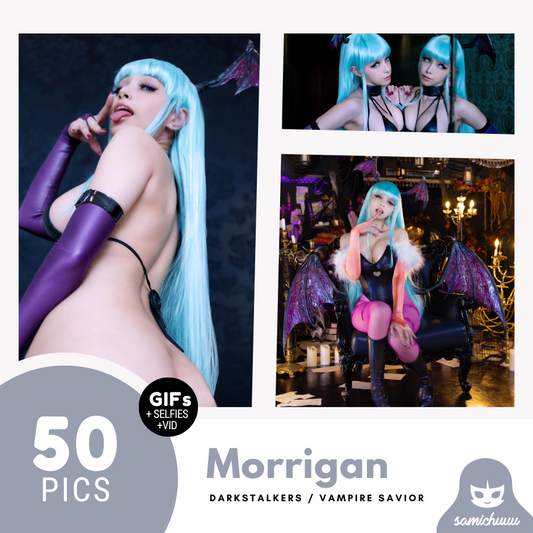 MORRIGAN AENSLAND [DARKSTALKERS] HD Photoset ~ Digital Download