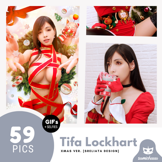 TIFA LOCKHART XMAS SPECIAL [FINAL FANTASY 7] HD Photoset ~ Digital Download